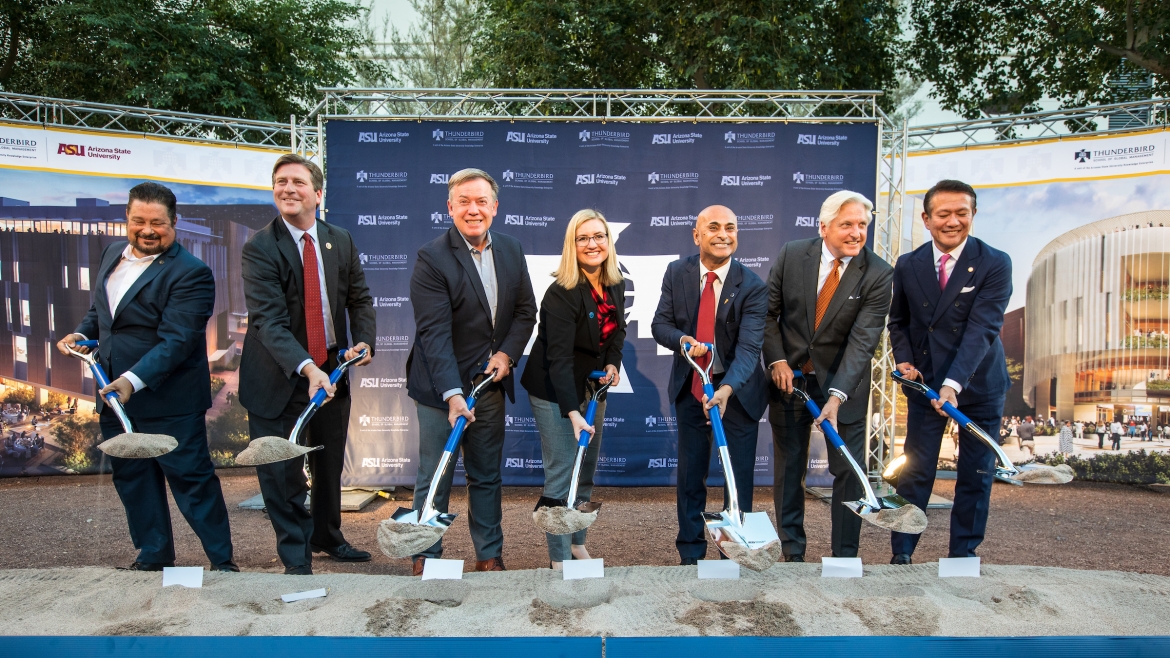 Thunderbird breaks ground on new global HQ at ASU&ampquots Downtown Phoenix campus